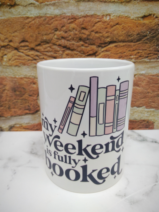 My Weekend Is All Booked Mug (Color)