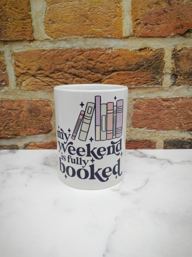 My Weekend Is All Booked Mug (Color)