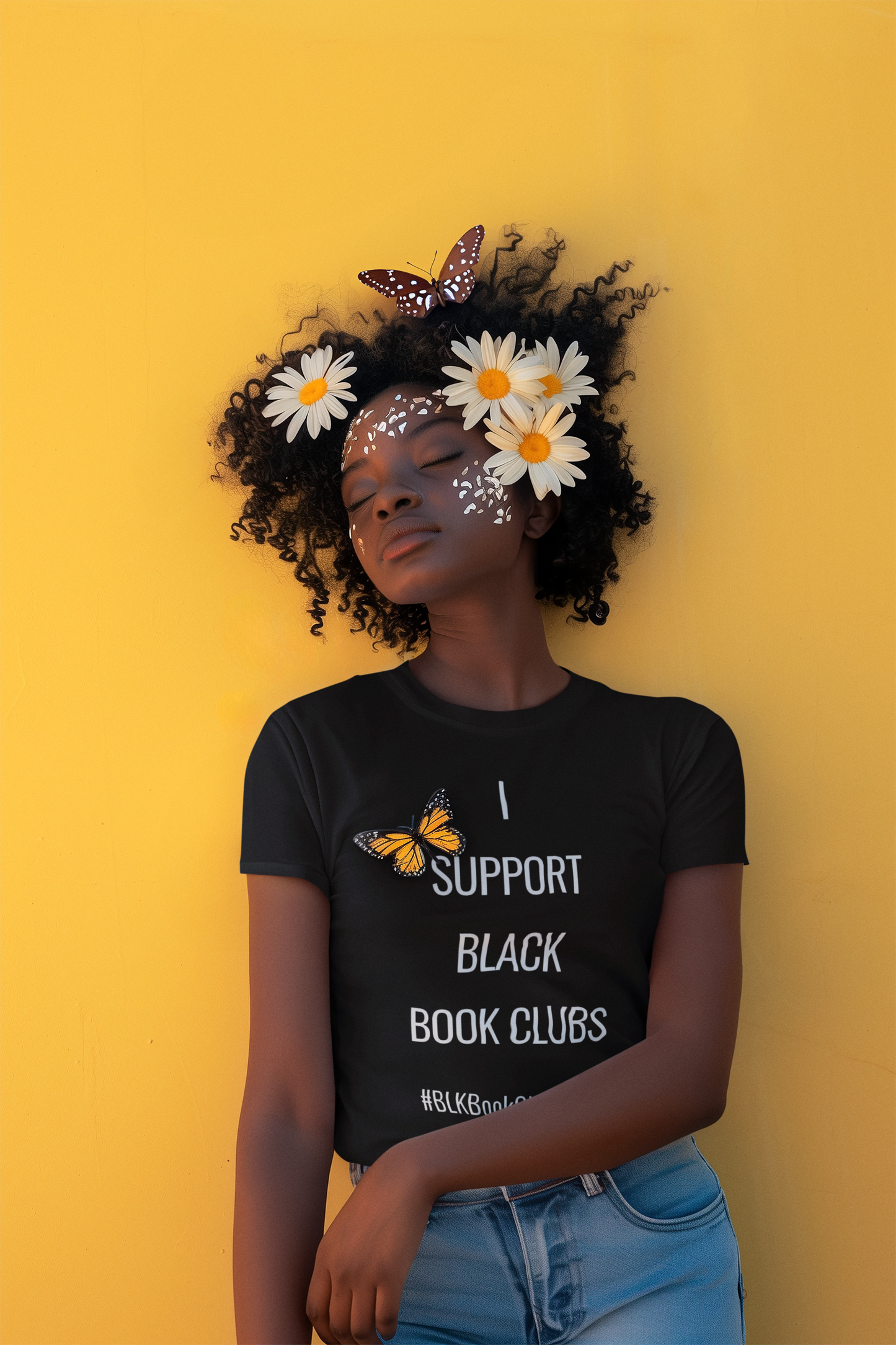I Support Black Book Clubs T-Shirt - Bold Tee for Book Lovers and Allies