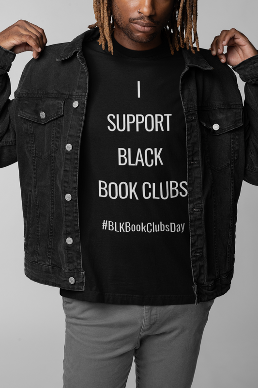 I Support Black Book Clubs T-Shirt - Bold Tee for Book Lovers and Allies